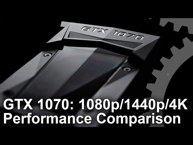 GeForce GTX 1070 - 1080p vs 1440p vs 4K Gaming Benchmarks