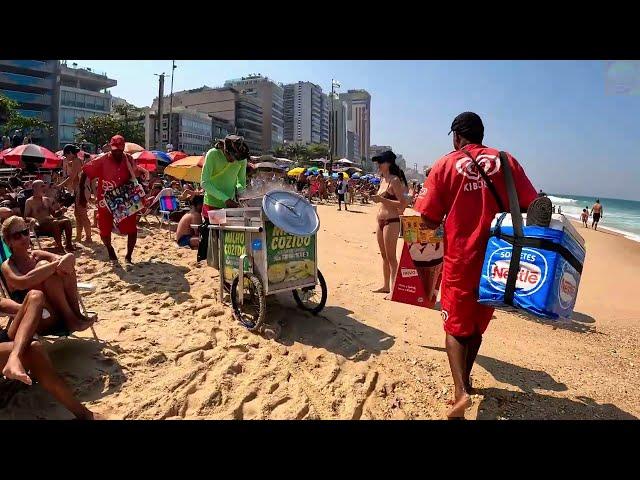 BRAZIL Beach PARTY Rio de Janeiro | LEBLON IPANEMA COPACOBANA BEACH #beach