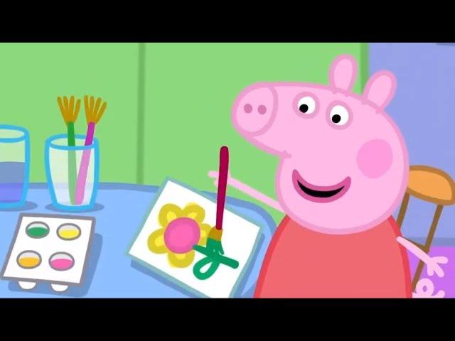 Peppa konstnären | Greta Gris | Tecknat för barn | WildBrain Svenska