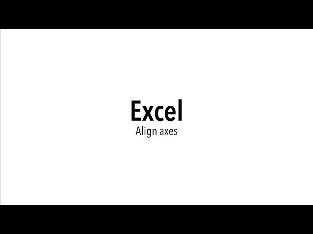 Quick Excel tip 365 | Chart formatting | Align axes (zero value on same line) on combo chart