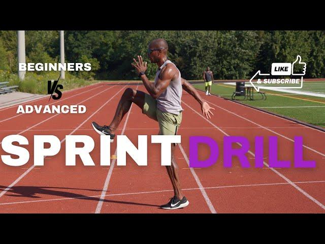 Beginners vs Advanced Sprint Progression ABCs Drill