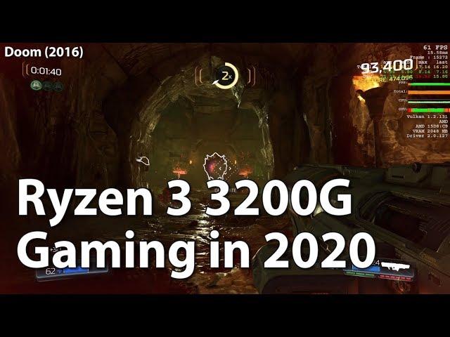 Gaming on AMD Ryzen 3 3200G Vega 8 in 2020. 16 Games Tested