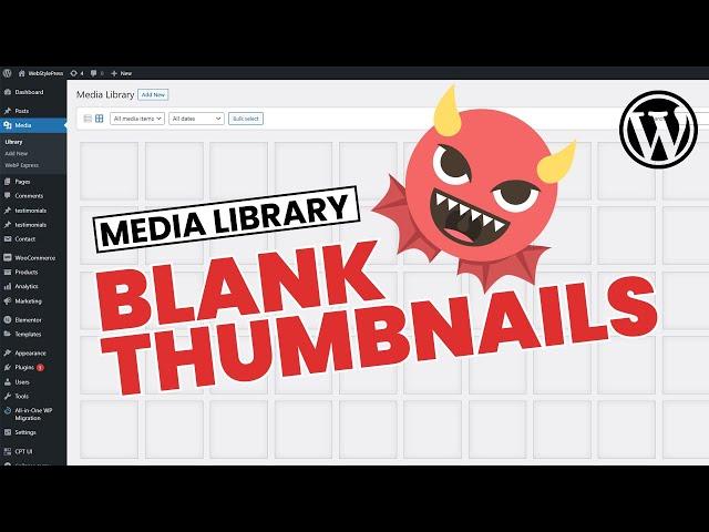 Fix Media Library Showing Blank Images in WordPress | WordPress Tutorial