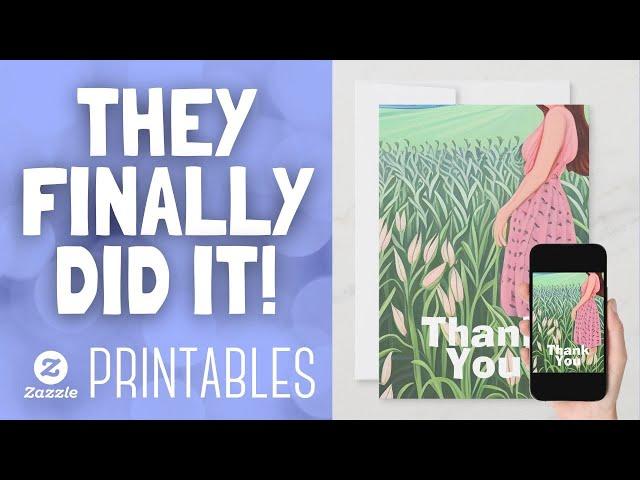 NEWS- You Can FINALLY Sell Printables on Zazzle Marketplace!