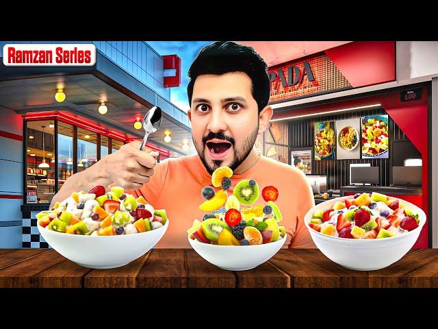 Trying Top Famous Fruit Chaat’s in Karachi Pakistan || Ramazan Series ep2