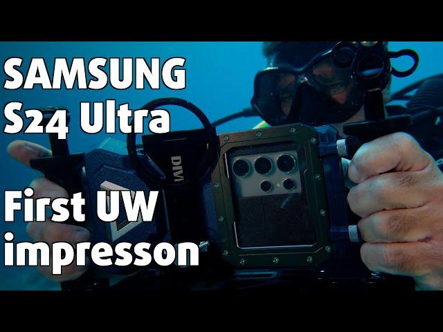 Samsung S24 Ultra for filming underwater?  | My first impression