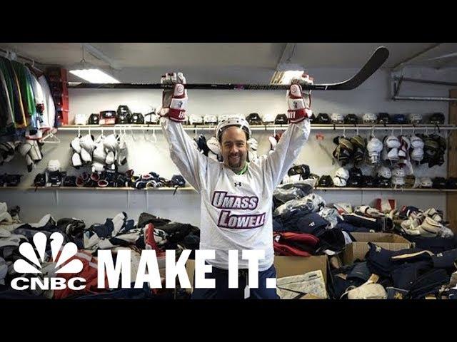 This Dad Makes Over $100,000 A Year Selling Used Hockey Gear | CNBC Make It.