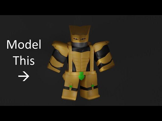 How to 3D Model Roblox Characters (Blender Tutorial)