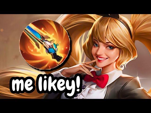 She Got Too Much Range With This Item! | Layla Malefic Gun Mobile Legends Shinmen