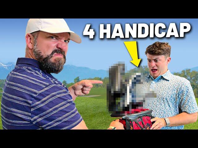 I build a bag for a GOOD golfer (…then challenge him to a match!)