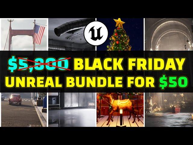 BLACK FRIDAY HUGE DEAL - $5,800 Unreal Engine 5 Assets for Only $50! (For Limited Time!)