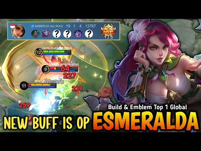 Esmeralda New BUFFED with Brutal Build For Jungler 2024 (MUST TRY) - Build Top 1 Global Esmeralda