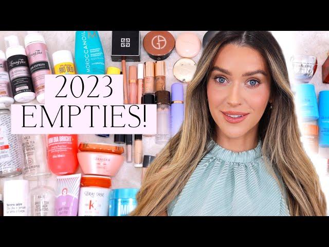 ALL OF THE BEAUTY PRODUCTS I USED UP IN 2023!