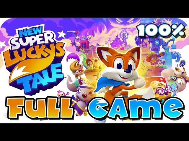 New Super Lucky's Tale FULL GAME 100% Walkthrough Longplay (Switch, PS4)