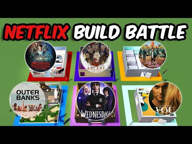 NETFLIX BUILD BATTLE in BLOXBURG