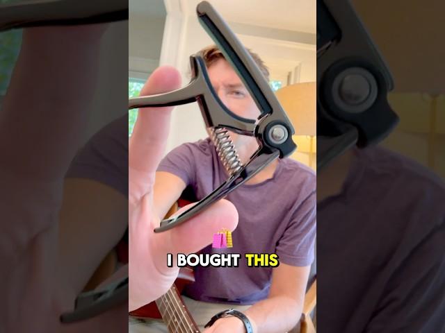 this capo has a hidden trick...  #guitar #guitargear  #beginnerguitartutorial