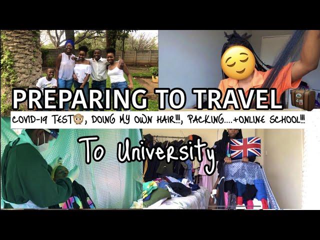 PREPARING TO TRAVEL FOR UNI | LAST WEEK IN ZIM | PHOTOSHOOT, DOING MY HAIR, COVID TEST...