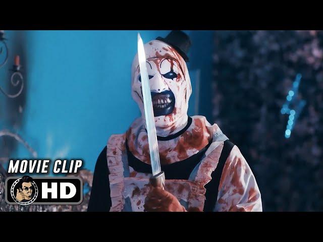 TERRIFIER 2 | Art Has a Surprise for Jonathan (2022) Movie CLIP HD