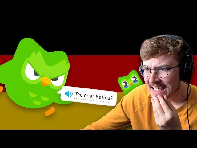 I Tried Speedrunning Duolingo German but my Brain EXPLODED