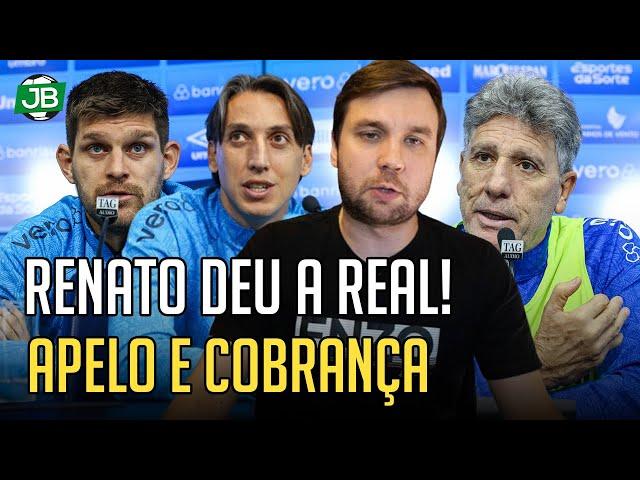  RENATO DÁ A REAL SOBRE REFORÇOS, GEROMEL FAZ APELO AOS ÁRBITROS E KANNEMANN COBRA A IMPRENSA