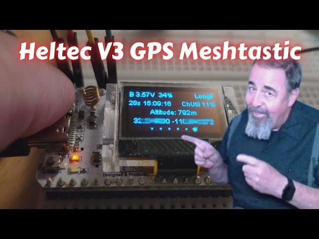 Heltec V3 with GPS in Meshtastic
