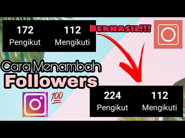 Cara Menambah Followers Instagram Gratis!! Pake Aplikasi