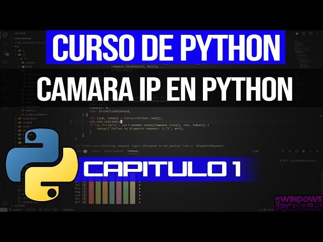 CAMARA IP USANDO PYTHON OPENCV Y TKINTER