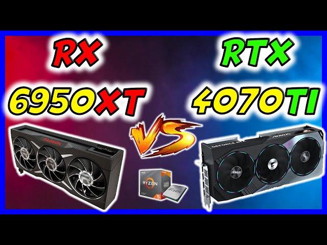 RX 6950 XT VS RTX 4070 TI (Test in 15 Games)