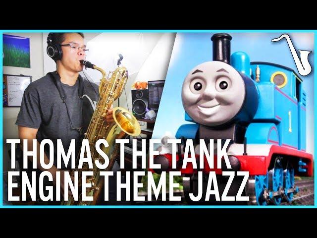 Transforming the Thomas the Tank Engine Theme Into Fast Bebop Jazz (with 3 Saxophones)