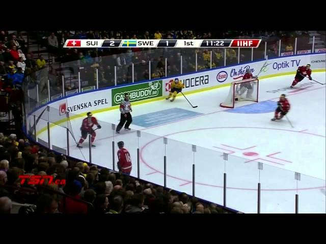 Switzerland v Sweden (3-5) - 2014 IIHF World Junior Championship