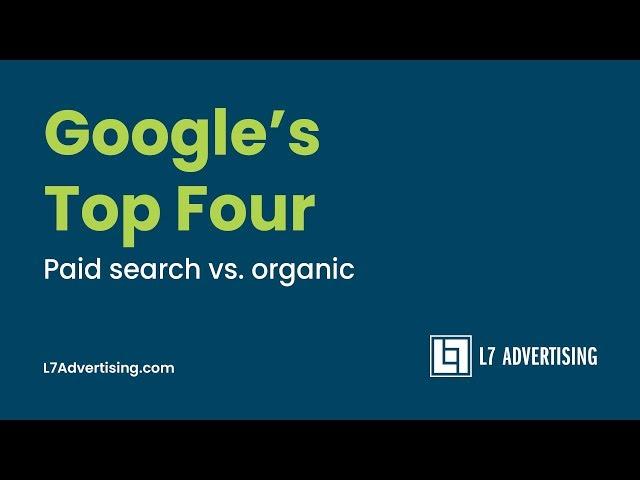 Google's Top 4 Search Positions: Paid vs Organic