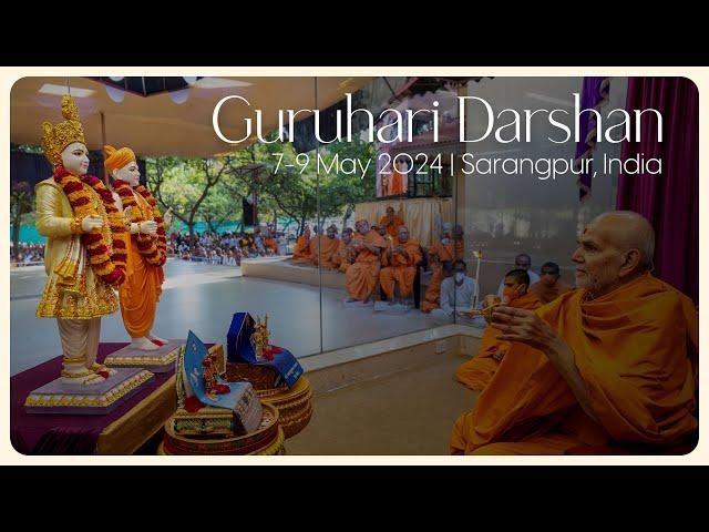 Guruhari Darshan, 7-9 May 2024, Sarangpur, India