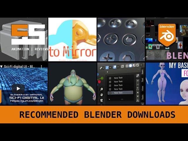 This weeks recommended Blender (free) Downloads