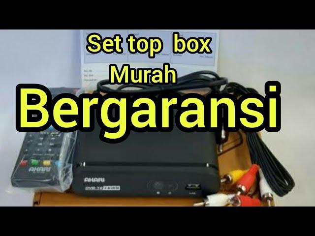 cara pasang set box merek akari ke tv lg