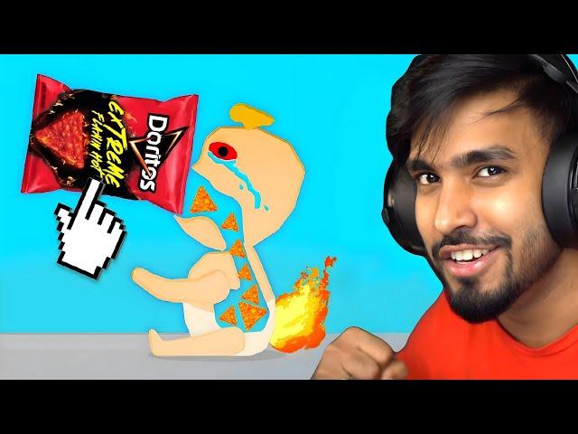 I TRIED TO FEED DANGEROUS FOODS TO BABY | TECHNO GAMERZ