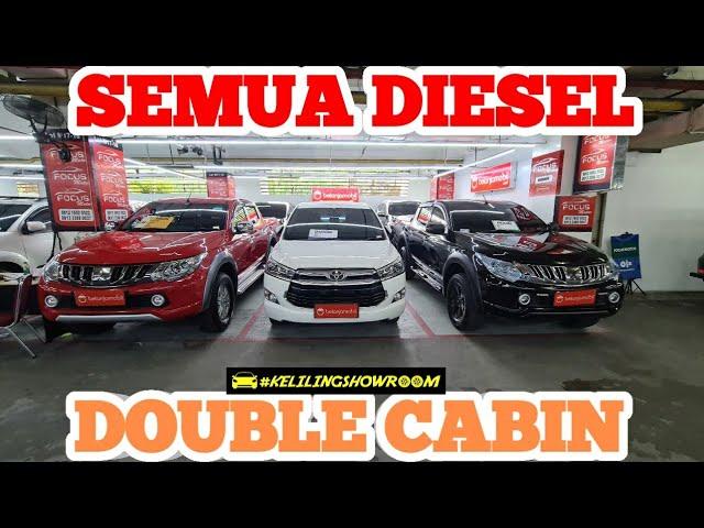 SEMUA MOBIL BEKAS DIESEL HARGA DOUBEL CABIN MITSUBISHI TRITON PAJERO FORTUNER INNOVA SOLAR 2021