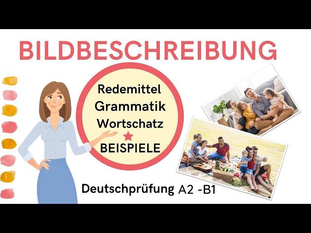 Bildbeschreibung A2-B1| Mündliche Prüfung | Deutsch lernen