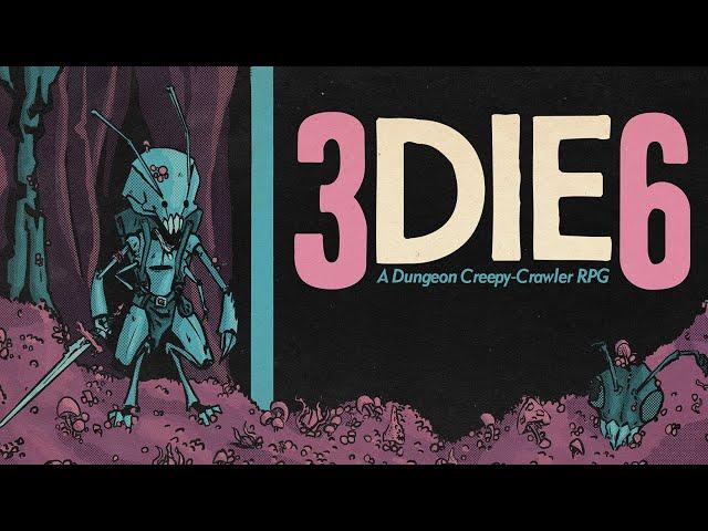 Zinequest Preview of 3DIE6 a creepy-crawler Dungeon Dive TTRPG