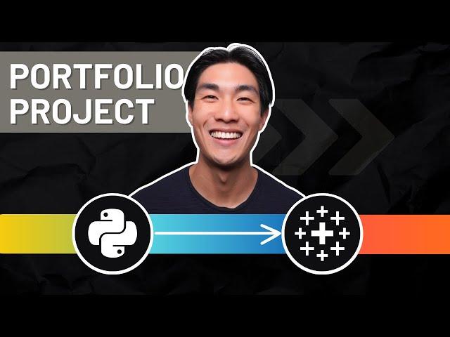 BEST END TO END DATA ANALYTICS PORTFOLIO PROJECT | TABLEAU & PYTHON