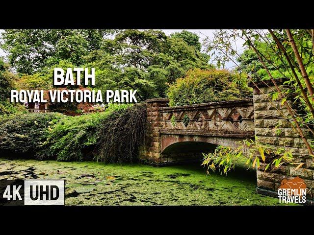 Bath, UK  - Exploring Royal Victoria Park [4K]