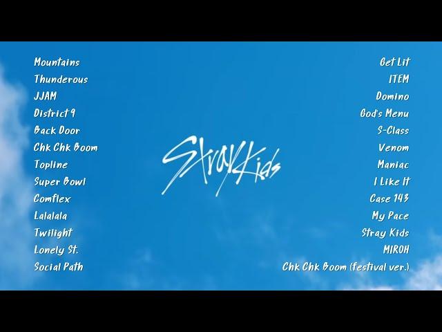 2024 Stray Kids World Tour〈dominATE〉 Concert playlist