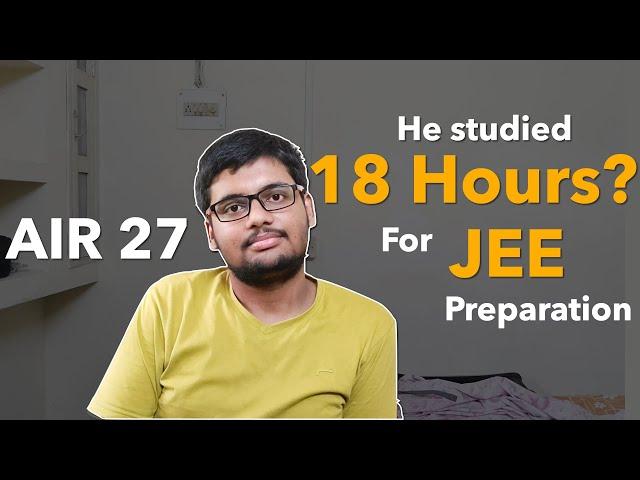 Reality of 16 Hours Study for IIT JEE Preparation | Asking IITians their Time-Table |