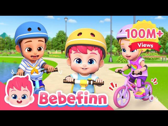 Ride a Bike!  | EP99 | Outdoor Play and Learning | Bebefinn Nursery Rhymes