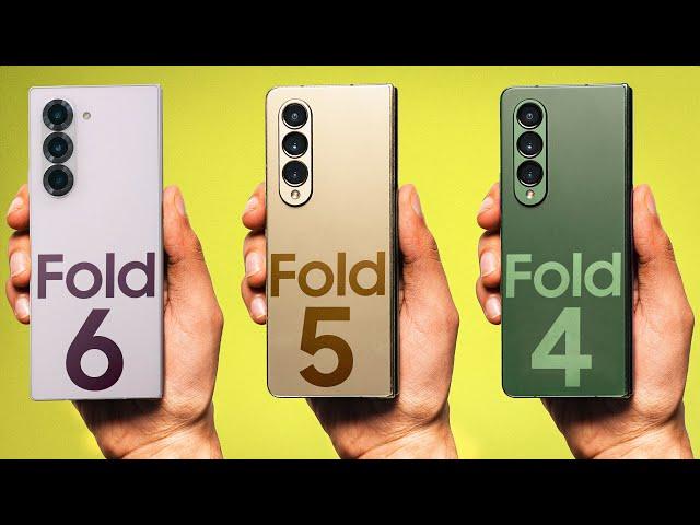 Samsung Galaxy Z Fold 6 vs Fold 5 vs Fold 4 - Should You Upgrade?