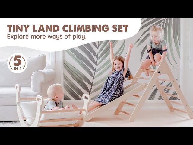 Tiny Land® 5-in-1 Montessori Climbing Set