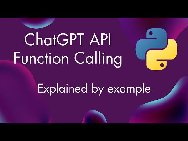 ChatGPT API Function Calling with Python: JSON Output Example