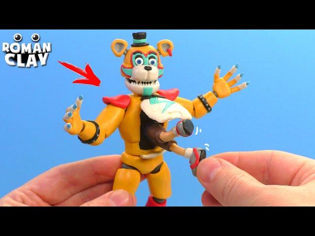 Glamrock Freddy and Gregory with Clay ► FNAF Security Breach | Roman Clay Tutorial