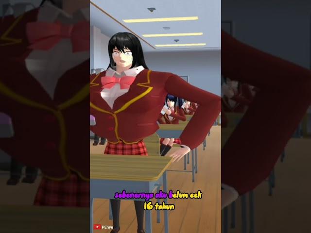 Belum eek 16 tahun versi girl Shorts sakura school simulator #shorts