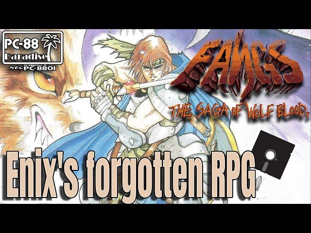 Fangs: The Saga of Wolf Blood (PC-88 Paradise) Enix's Forgotten RPG that wasn't on the NES or SNES!