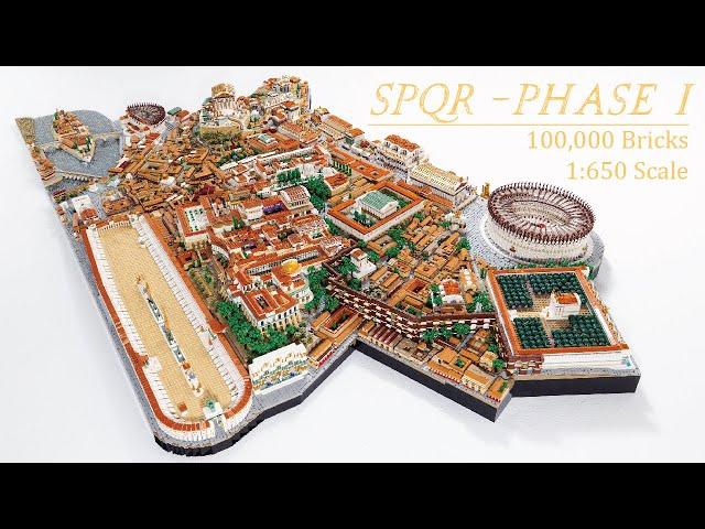 ANCIENT ROME | Historical Diorama & Reconstruction | 100K LEGO BRICKS | SPQR - Phase I